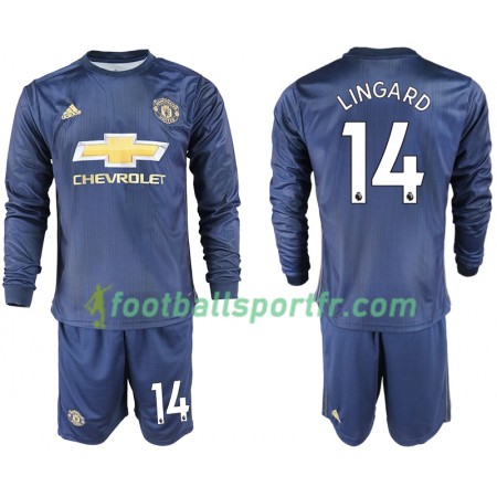 Tenue Manchester United LINGARD 14 Enfant Troisieme 2018-2019 Maillot de Foot ML